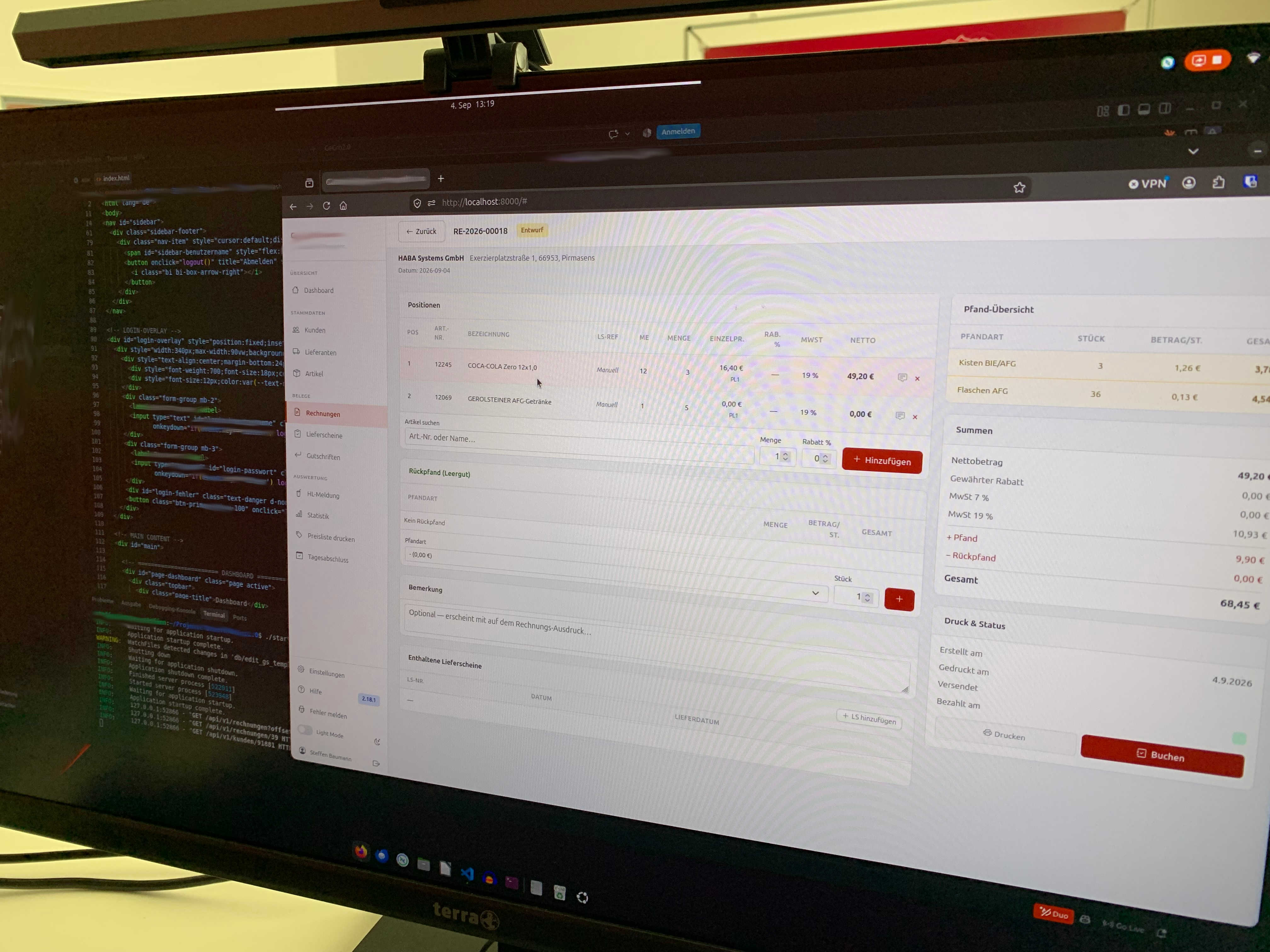 Maßgeschneidertes ERP-System als Web-Anwendung